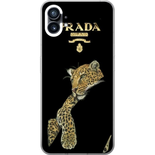 Nothing Phone (1) Läpinäkyvä kuori Prada Leopard