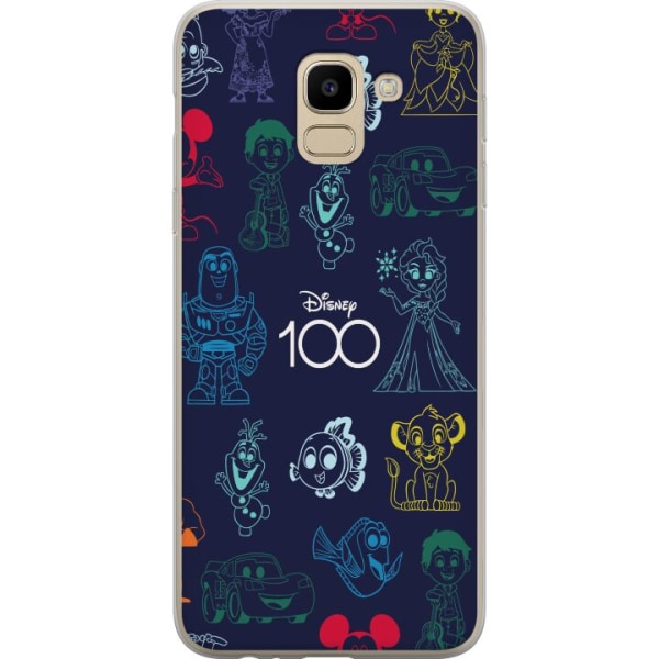 Samsung Galaxy J6 Genomskinligt Skal Disney 100
