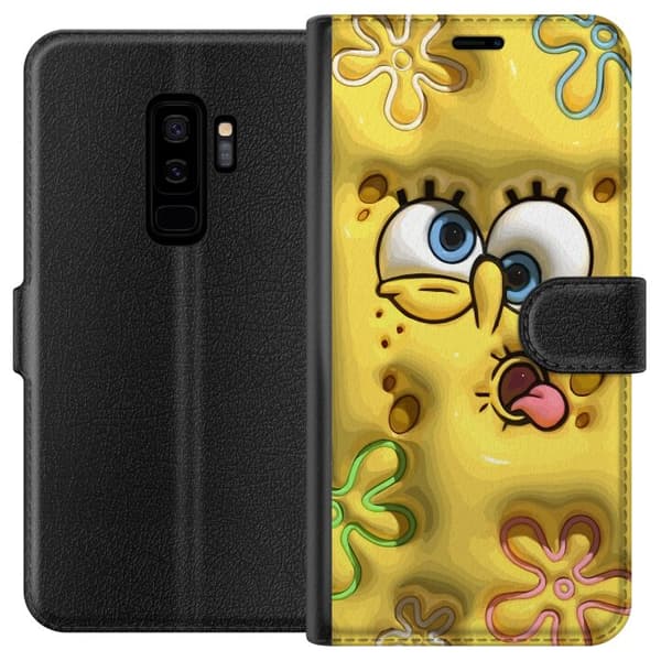 Kompatibel Tegnebogsetui til Samsung Galaxy S9+ SvampBob