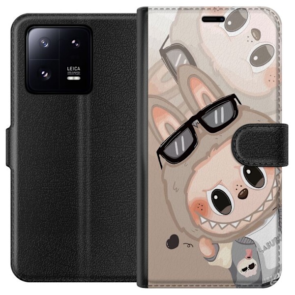 Xiaomi 13 Pro Tegnebogsetui Labubu Rainbow Chaos