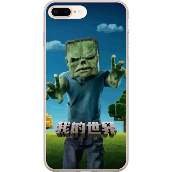 Apple iPhone 8 Plus Genomskinligt Skal A Minecraft Movie