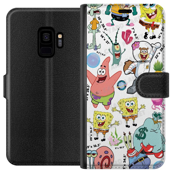 Samsung Galaxy S9 Lommeboketui SpongeBob SquarePants