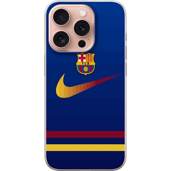 Apple iPhone 16 Pro Genomskinligt Skal FC Barcelona