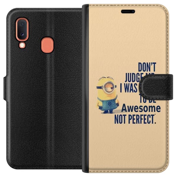 Kompatibelt Lommeboketui til Samsung Galaxy A20e Minions