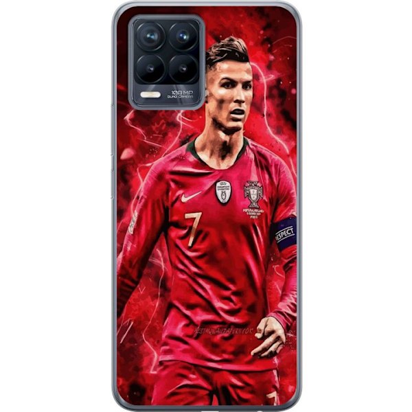 Realme 8 Läpinäkyvä kuori Ronaldon Taidot - CR7 Suunnittelu Aidolle Kannattajalle