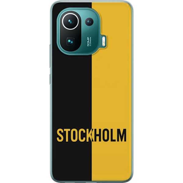 Xiaomi Mi 11 Pro Gjennomsiktig deksel Stockholm – fotball