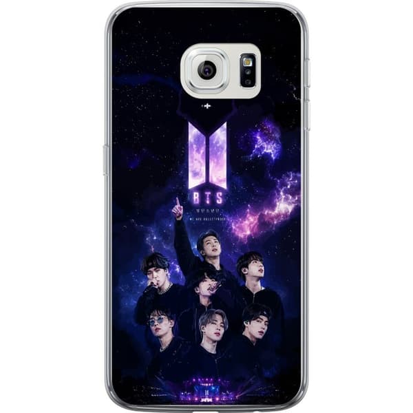Kompatibelt Mobilskal till Samsung Galaxy S6 edge BTS lila