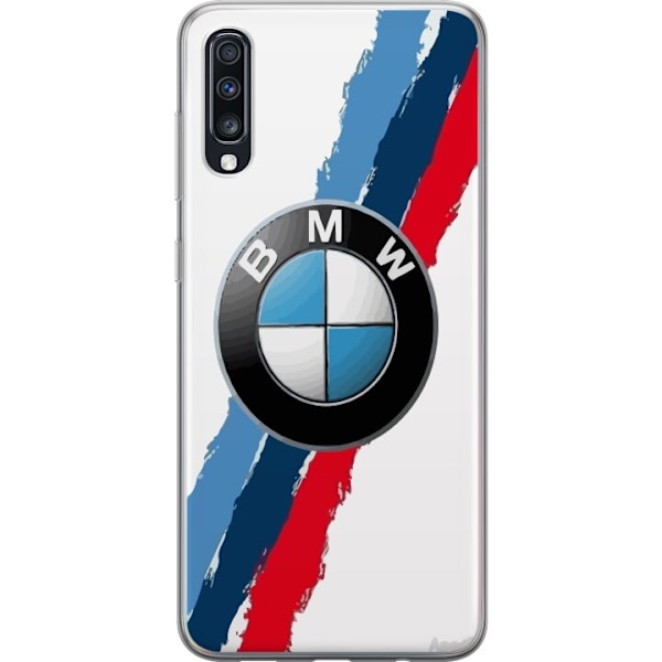 Samsung Galaxy A70 Gjennomsiktig deksel BMW Striper