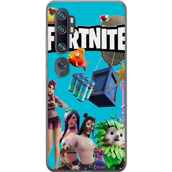 Xiaomi Mi Note 10 Gjennomsiktig deksel Fortnite