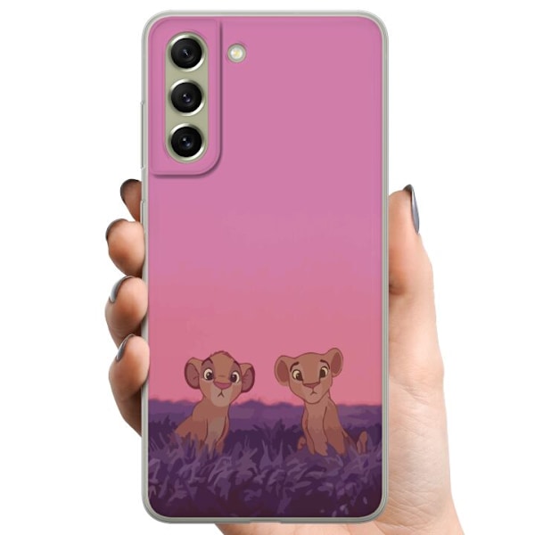 Samsung Galaxy S21 FE 5G TPU Matkapuhelimen kuori Vaaleanpunainen