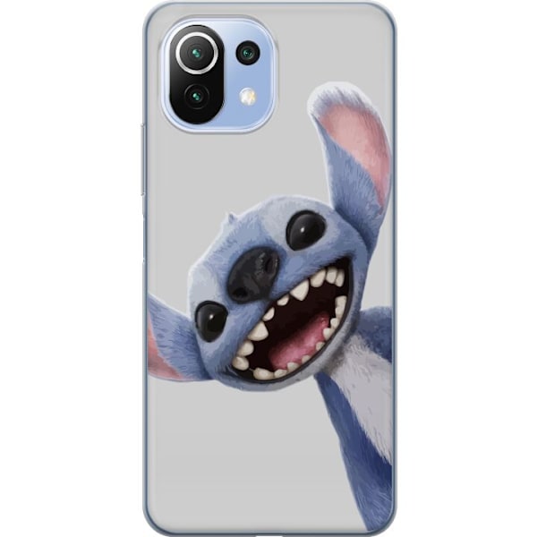 Xiaomi 11 Lite 5G NE Genomskinligt Skal Stitch i Fart – Kawaii Design för Fans & Barn