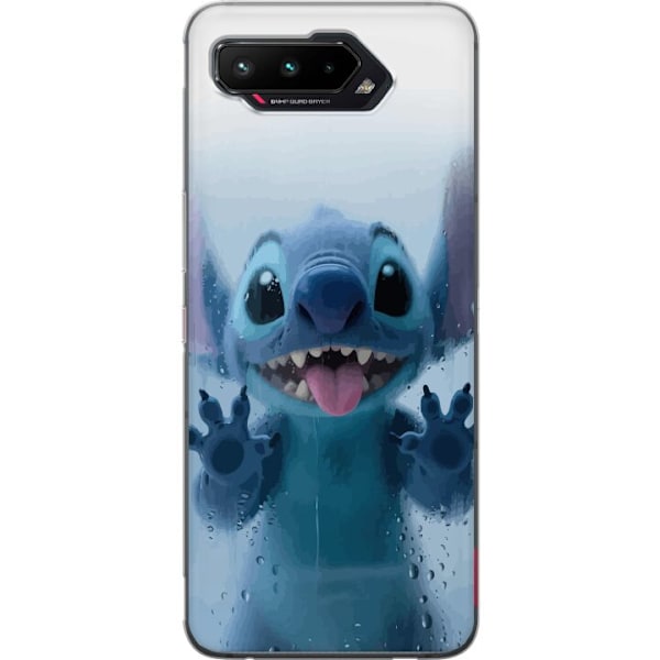 Asus ROG Phone 5 Genomskinligt Skal Stitch Window View – Stitch vid ett fönster i söt stil