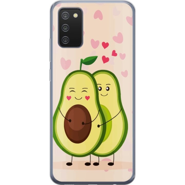 Samsung Galaxy A02s Gennemsigtig cover Avokado Kærlighed