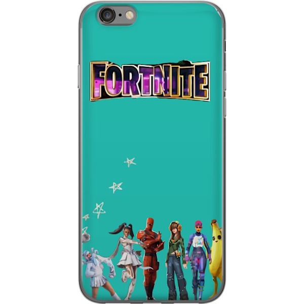 Apple iPhone 6s Gennemsigtig cover Fortnite