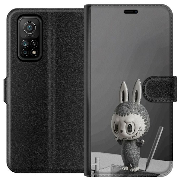 Xiaomi Mi 10T 5G Lompakkokotelo Pop Mart MEGA LABUBU LABUBU Sketch 1000%