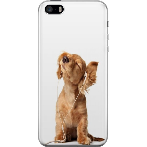 Apple iPhone SE (2016) Läpinäkyvä kuori Koira