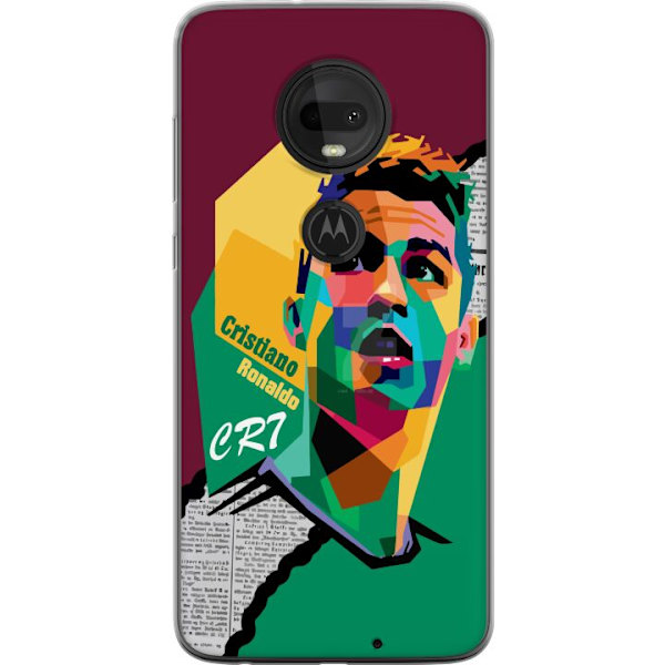 Motorola Moto G7 Gennemsigtig cover Ronaldo