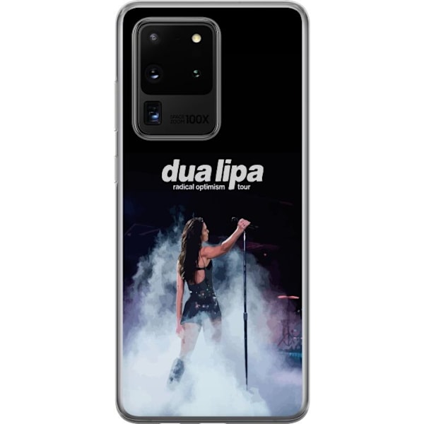 Samsung Galaxy S20 Ultra Gennemsigtig cover Dua Lipa – Signature Looks & Vibes