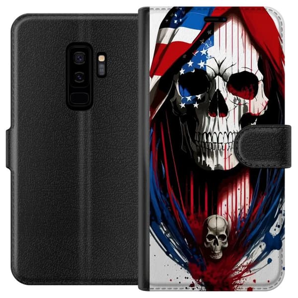 Kompatibel Tegnebogsetui til Samsung Galaxy S9+ Dødskal