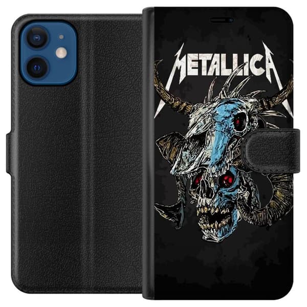 Kompatibelt Plånboksfodral till Apple iPhone 12 Metallica