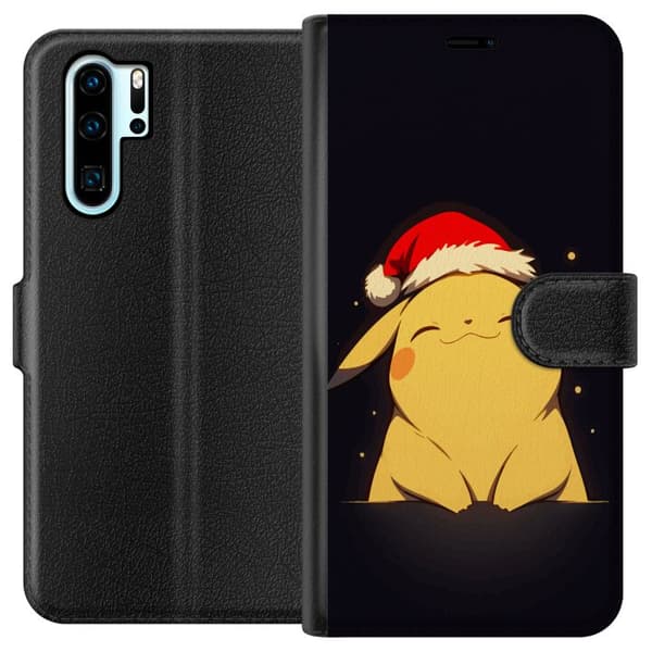Kompatibelt Lommeboketui til Huawei P30 Pro Pikachu