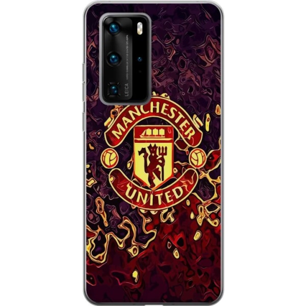 Huawei P40 Pro Gennemsigtig cover Manchester United