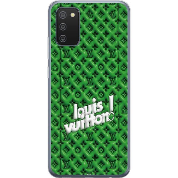 Kompatibelt Mobildeksel til Samsung Galaxy A02s Inspirert grønt monogram med logo grønn