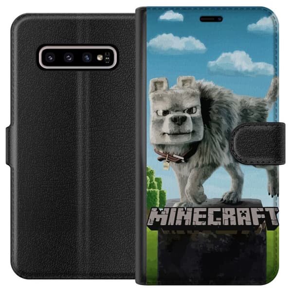 Kompatibelt Lommeboketui til Samsung Galaxy S10+ A Minecraft Movie