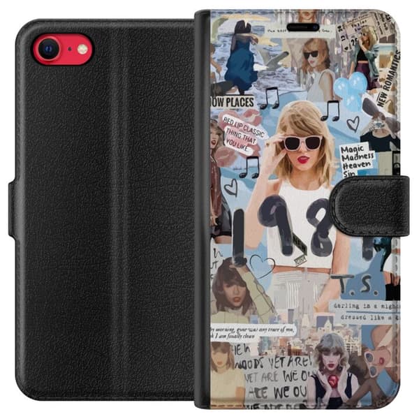 Kompatibelt Plånboksfodral till Apple iPhone SE (2022) Taylor Swift