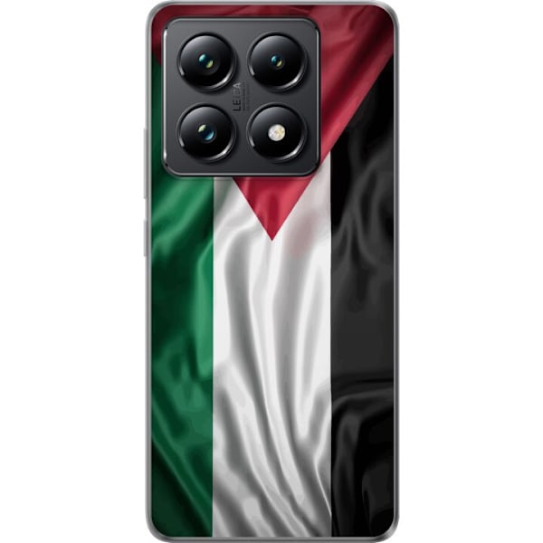 Xiaomi 14T Gjennomsiktig deksel Palestinaflagget – ikoniskt
