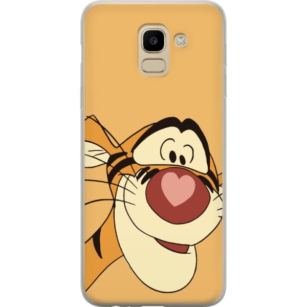 Samsung Galaxy J6 Gjennomsiktig deksel Tiger