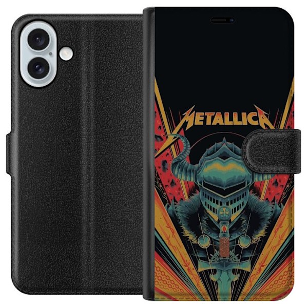 Apple iPhone 16 Plus Tegnebogsetui Metallica