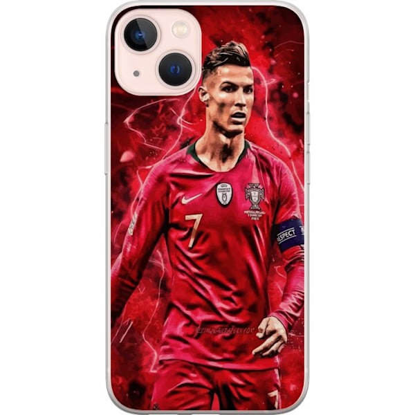 Apple iPhone 13 Genomskinligt Skal Ronaldo Skills – CR7 Design för Äkta Supporters