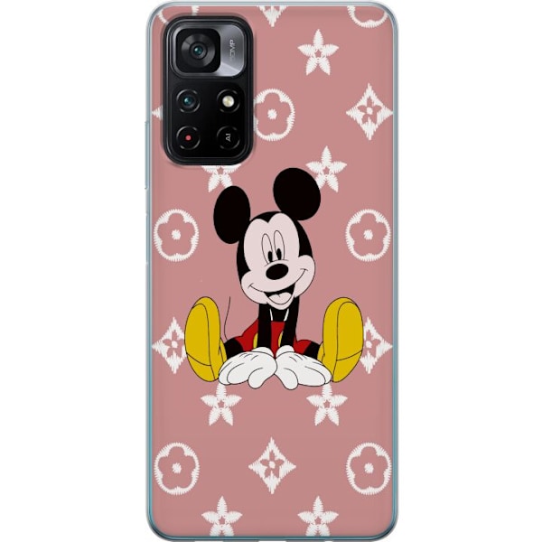 Xiaomi Poco M4 Pro 5G Läpinäkyvä kuori Mickey Mouse