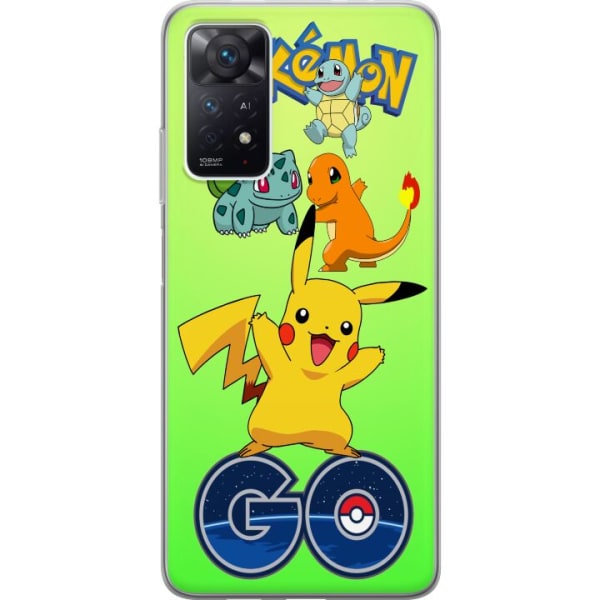 Xiaomi Redmi Note 11 Pro 5G Läpinäkyvä kuori Pokémon