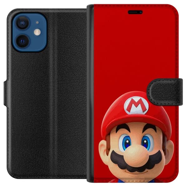 Kompatibelt Plånboksfodral till Apple iPhone 12 mini Super Mario Bros