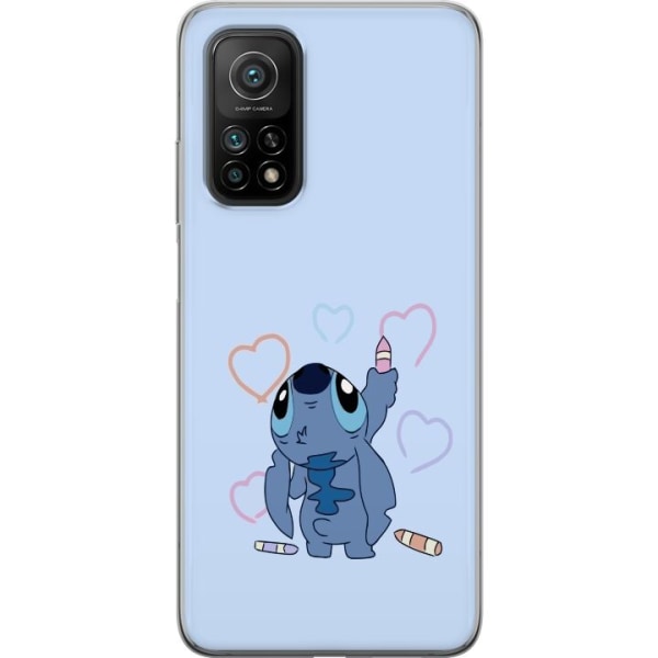 Xiaomi Mi 10T 5G Gennemsigtig cover Stitch Hjerter