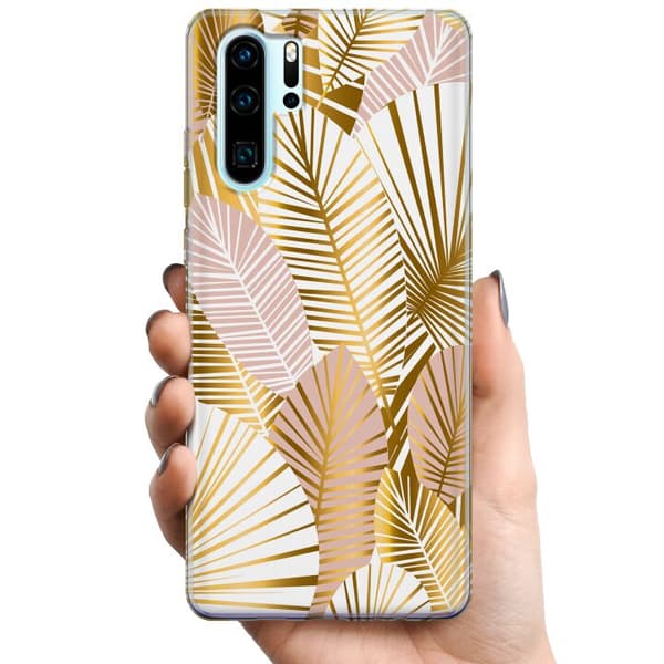 Kompatibelt Mobildeksel til Huawei P30 Pro Gull