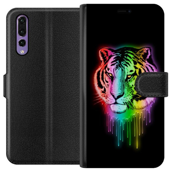 Huawei P20 Pro Plånboksfodral Neon Tiger