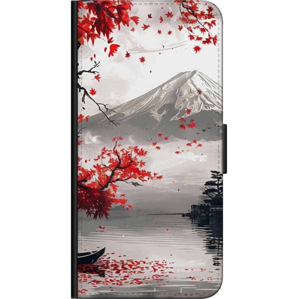 Kompatibelt Plånboksfodral till Nokia G20 Crimson Fuji röd