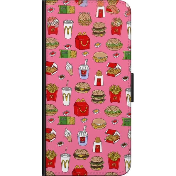 Kompatibel Tegnebogsetui til OnePlus 7 Pro Fastfood pink
