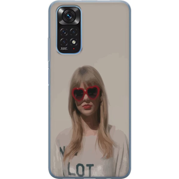 Xiaomi Redmi Note 11 Gennemsigtig cover Taylor Swift