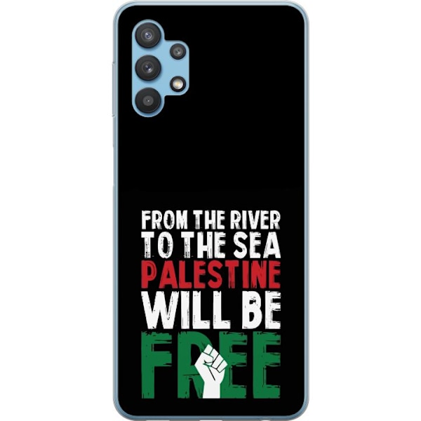 Samsung Galaxy A32 5G Gennemsigtig cover Fri Palæstina