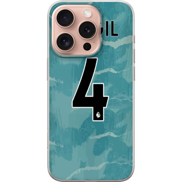 Apple iPhone 16 Pro Gennemsigtig cover Virgil van Dijk