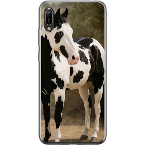Huawei Y6 Pro (2019) Gennemsigtig cover Smuk Hest - elegant il