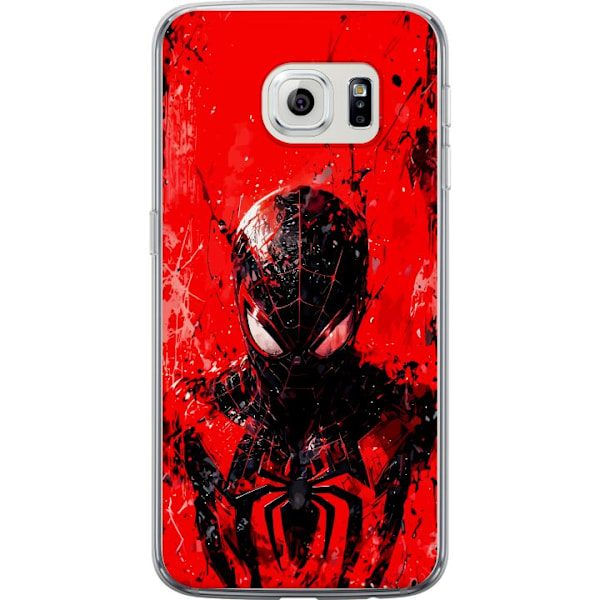 Samsung Galaxy S6 edge Läpinäkyvä kuori Spider Man