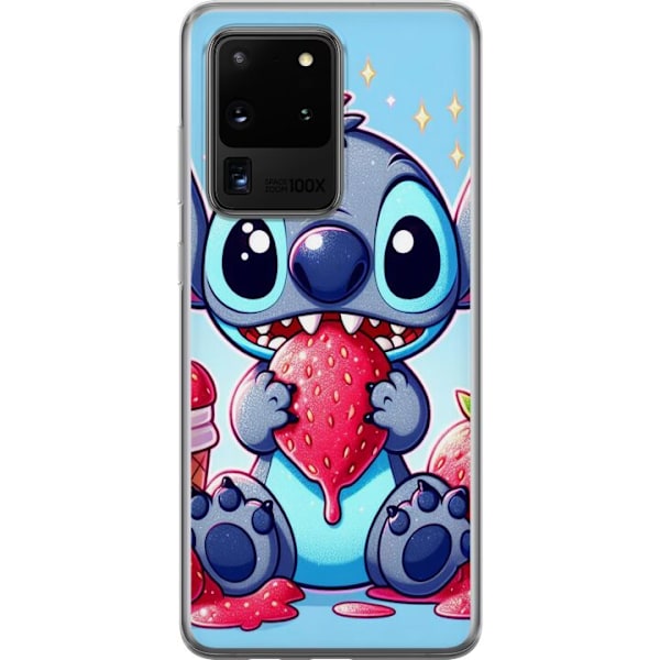 Samsung Galaxy S20 Ultra Gennemsigtig cover Strawberry Stitch