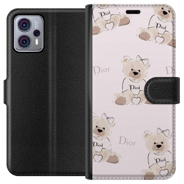 Motorola Moto G23 Plånboksfodral Teddy Dior Vibes – lyxig n