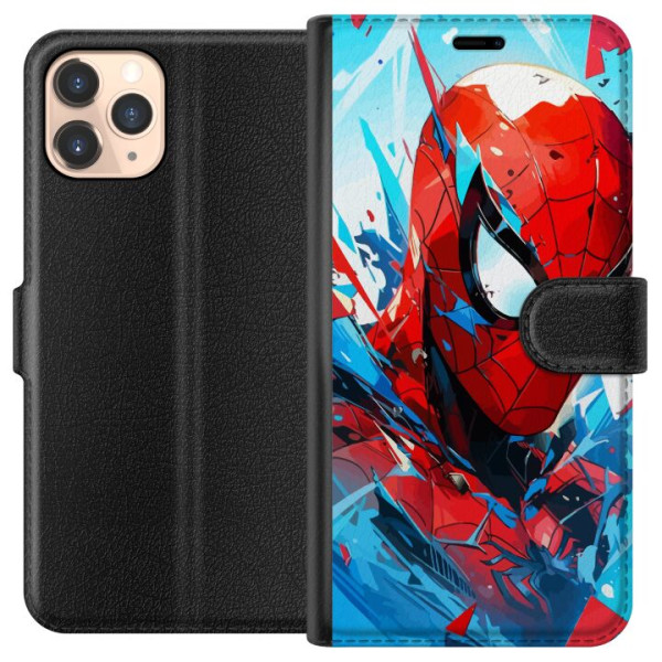 Apple iPhone 11 Pro Lompakkokotelo Spiderman