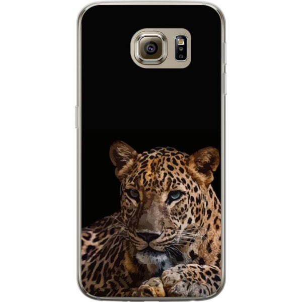 Samsung Galaxy S6 Läpinäkyvä kuori Leopard